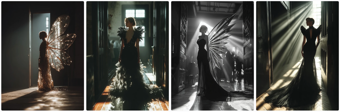 Mirrors & Shadows – 116 Haute Couture Prompts