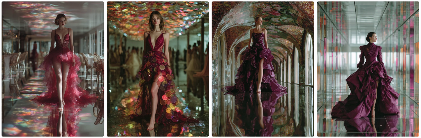 Mirrors & Shadows – 116 Haute Couture Prompts