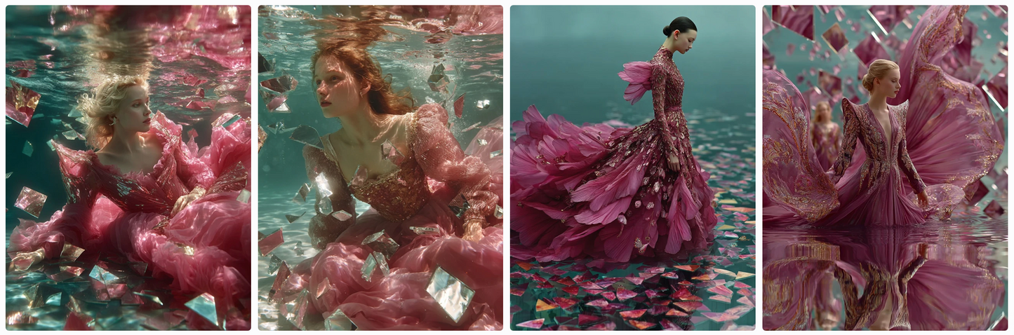 Mirrors & Shadows – 116 Haute Couture Prompts
