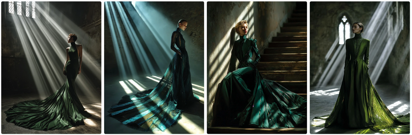 Mirrors & Shadows – 116 Haute Couture Prompts