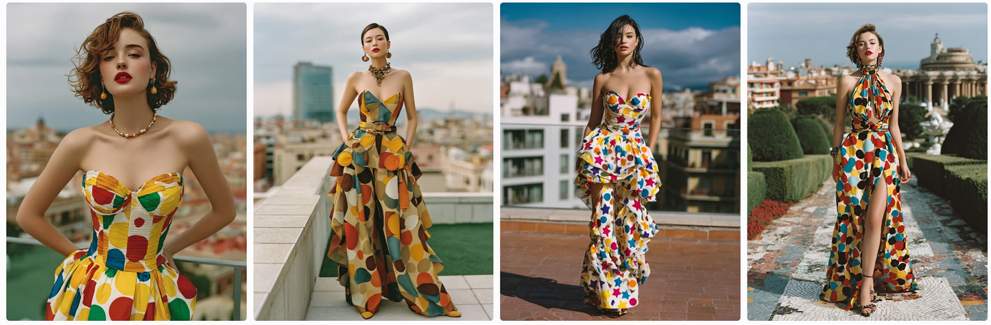 Bundle 6 PDFs! Couture Around the World: 180 MidJourney Prompts Inspired by Global Artists