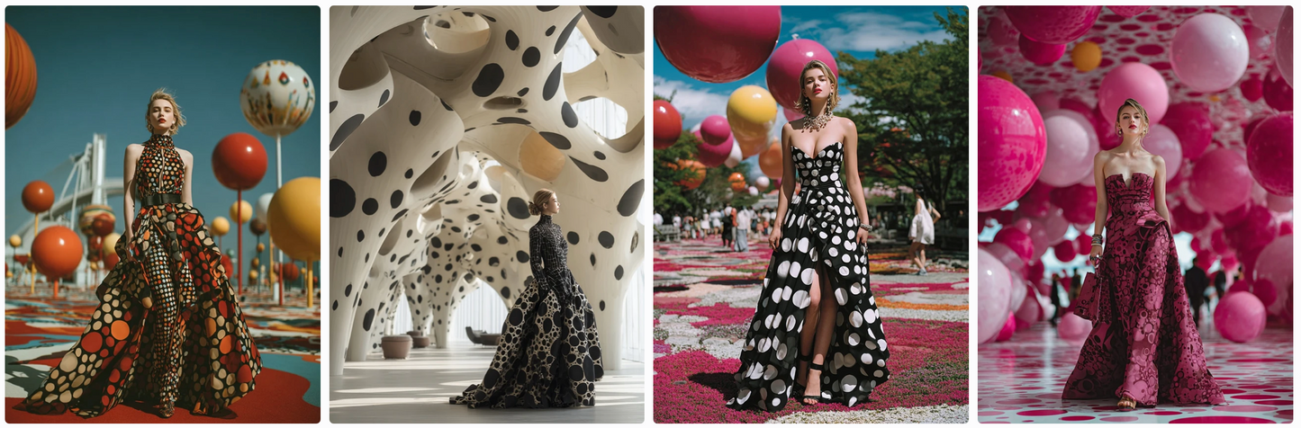 Bundle 6 PDFs! Couture Around the World: 180 MidJourney Prompts Inspired by Global Artists