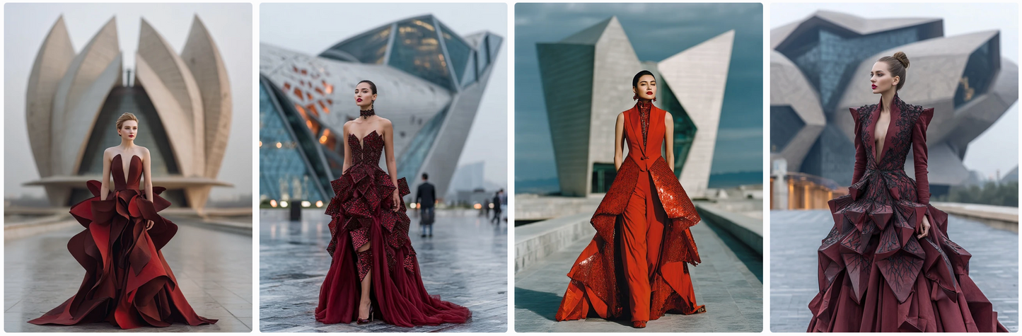 Bundle 6 PDFs! Couture Around the World: 180 MidJourney Prompts Inspired by Global Artists