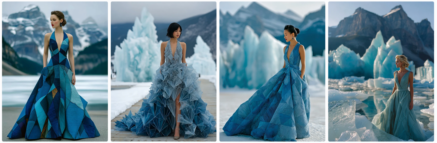 Bundle 6 PDFs! Couture Around the World: 180 MidJourney Prompts Inspired by Global Artists