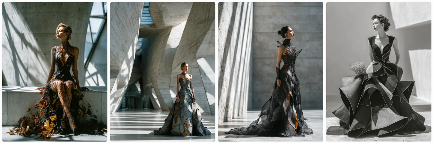 Bundle 6 PDFs! Couture Around the World: 180 MidJourney Prompts Inspired by Global Artists