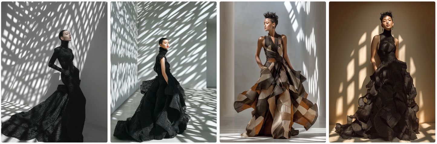 Couture Summer Dresses Inspired by Oceanian Artists — 30 MidJourney Prompts