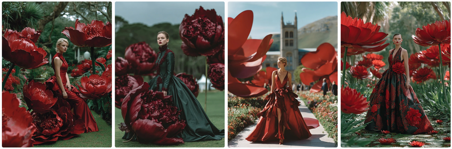 Bundle 6 PDFs! Couture Around the World: 180 MidJourney Prompts Inspired by Global Artists