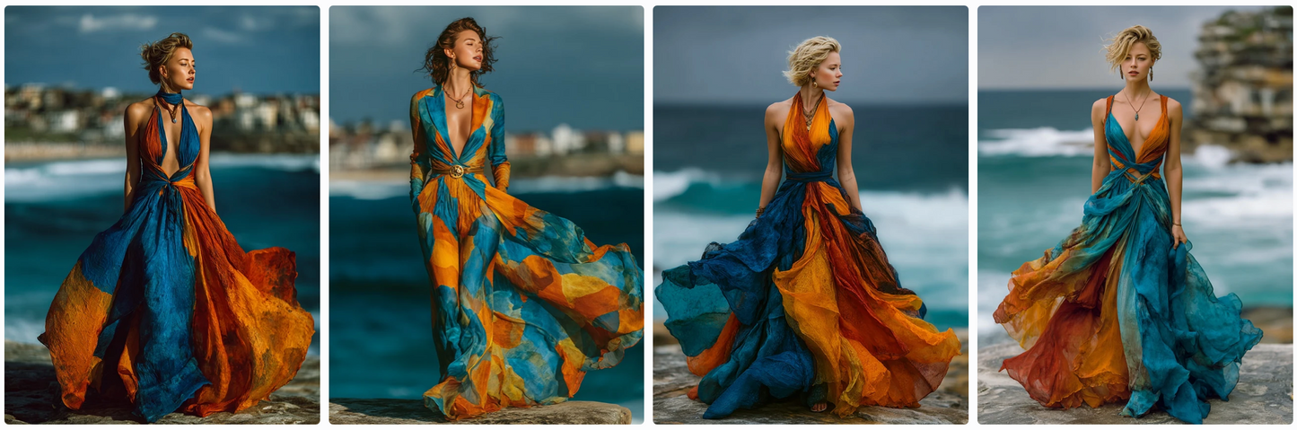 Bundle 6 PDFs! Couture Around the World: 180 MidJourney Prompts Inspired by Global Artists