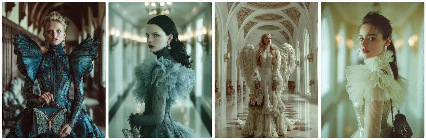 Butterfly Couture Editorial 60 Prompts collection