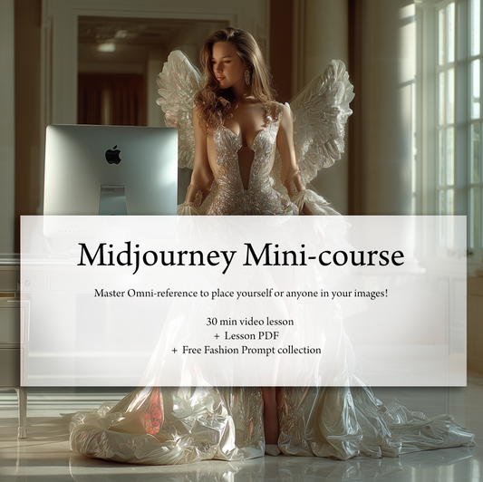 Mini-course in Midjourney- how to place a person in an image with omni-reference