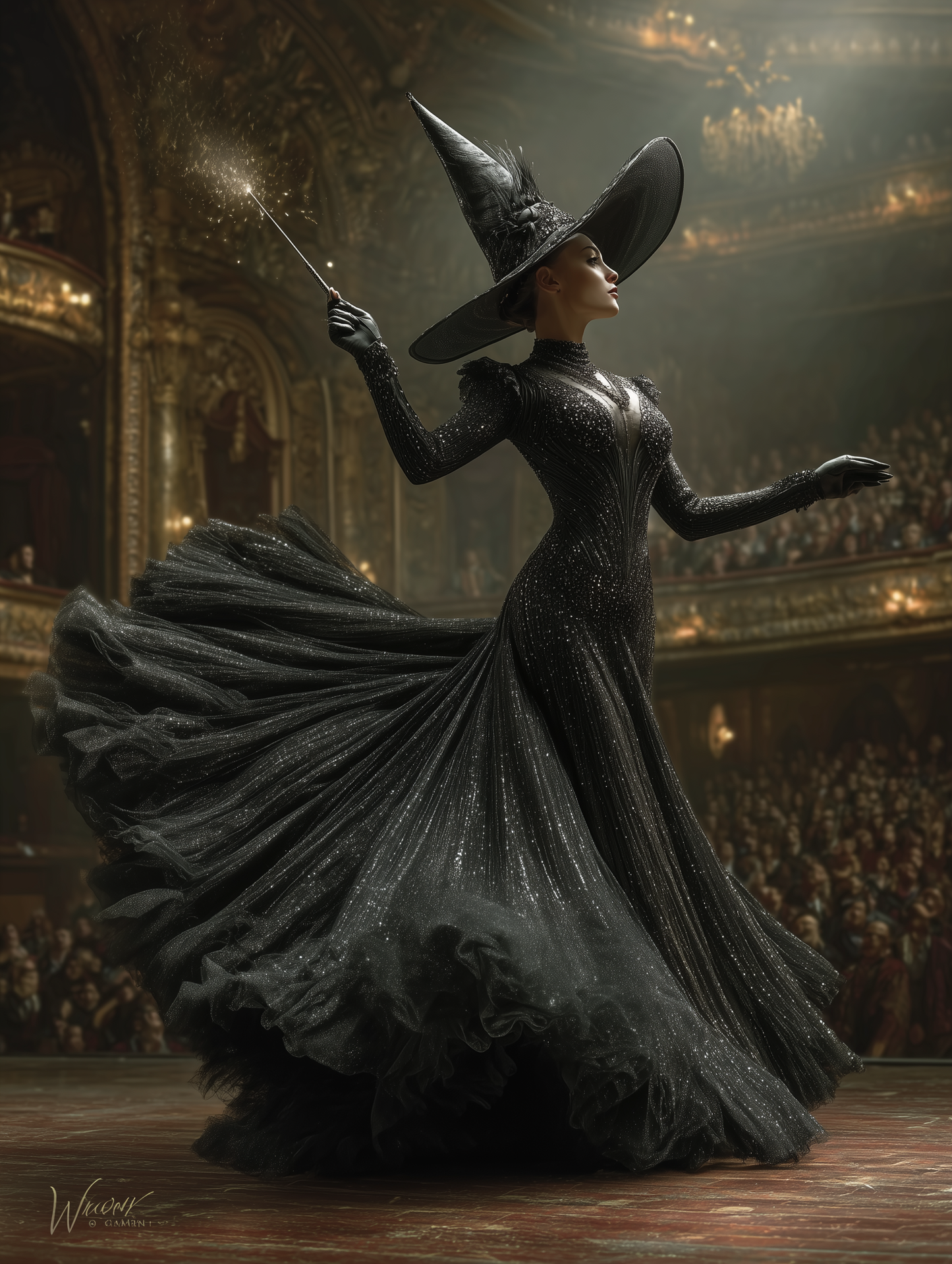 Couture Witches — 100 MidJourney Prompts collection