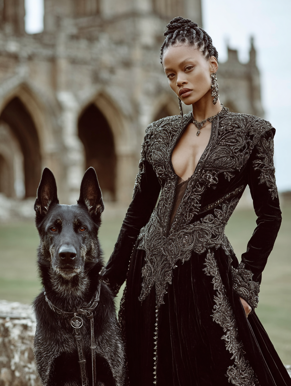 Couture Companions — 60 Editorial Prompts of Cats, Dogs, Pets & Farm Animals