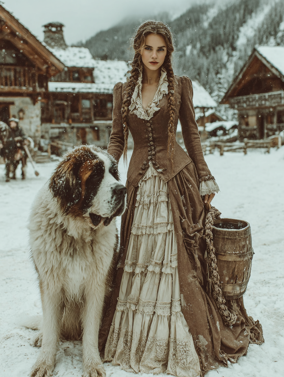 Couture Companions — 60 Editorial Prompts of Cats, Dogs, Pets & Farm Animals