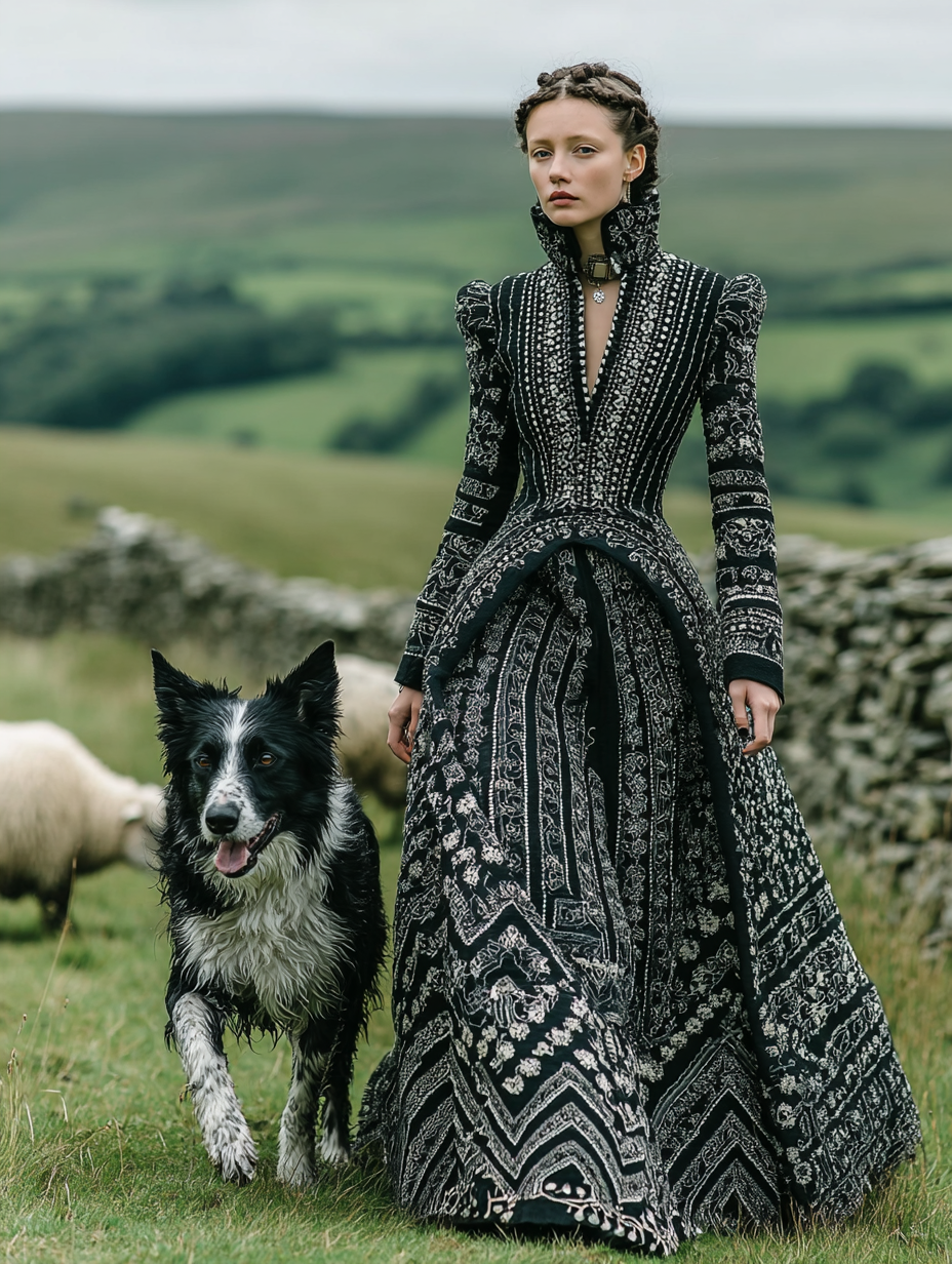 Couture Companions — 60 Editorial Prompts of Cats, Dogs, Pets & Farm Animals