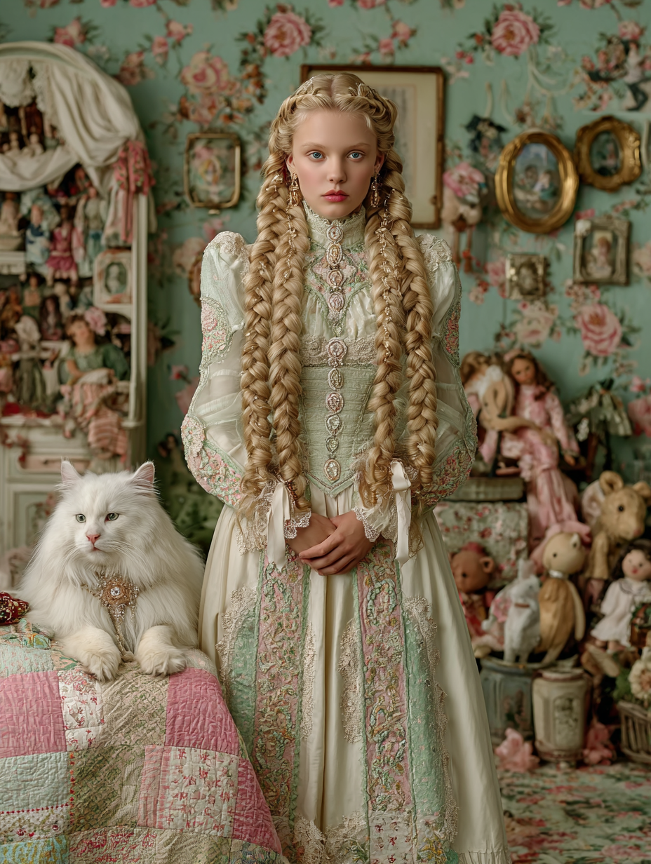 Couture Companions — 60 Editorial Prompts of Cats, Dogs, Pets & Farm Animals