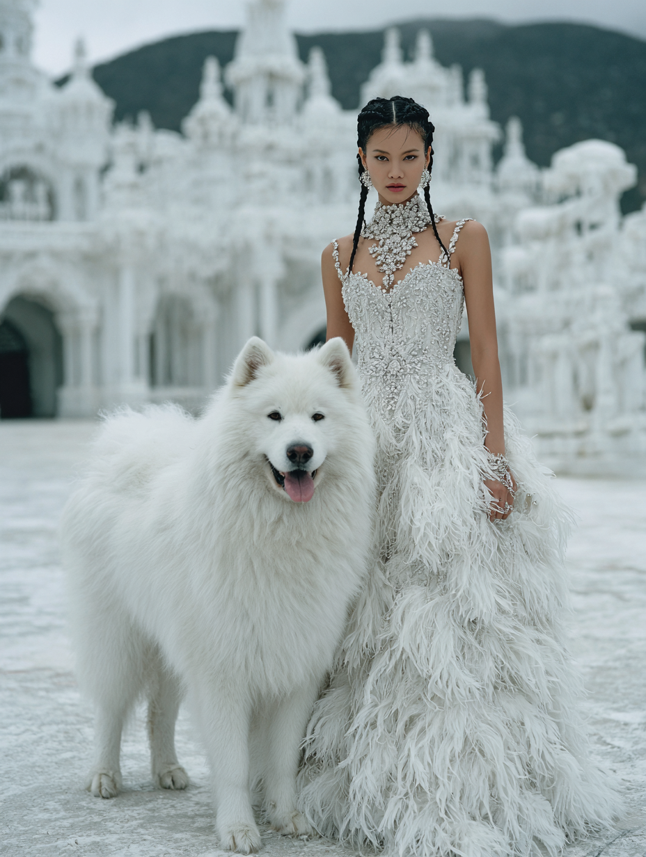 Couture Companions — 60 Editorial Prompts of Cats, Dogs, Pets & Farm Animals
