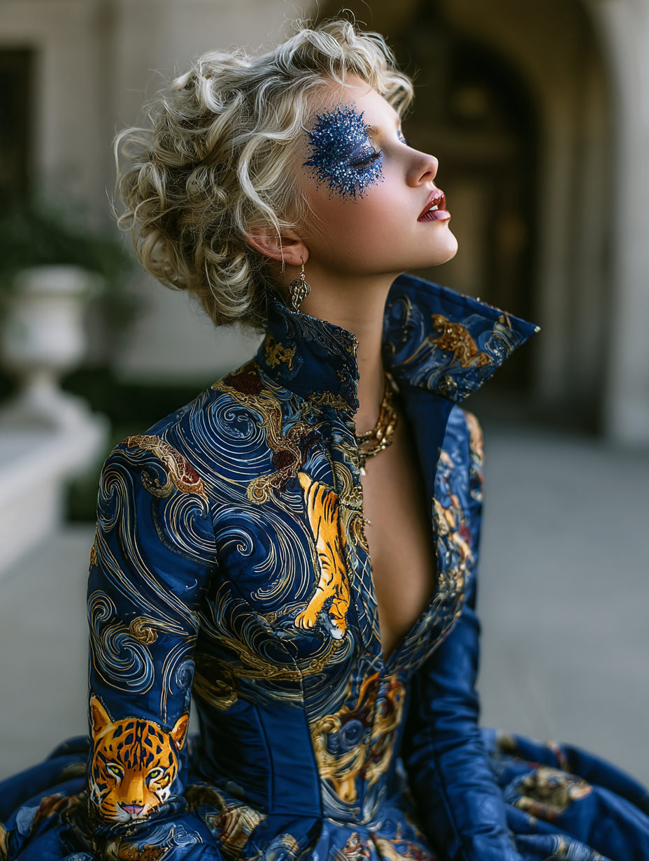 3 PDF bundle- Couture inspired by animals and art- 180 prompt collection