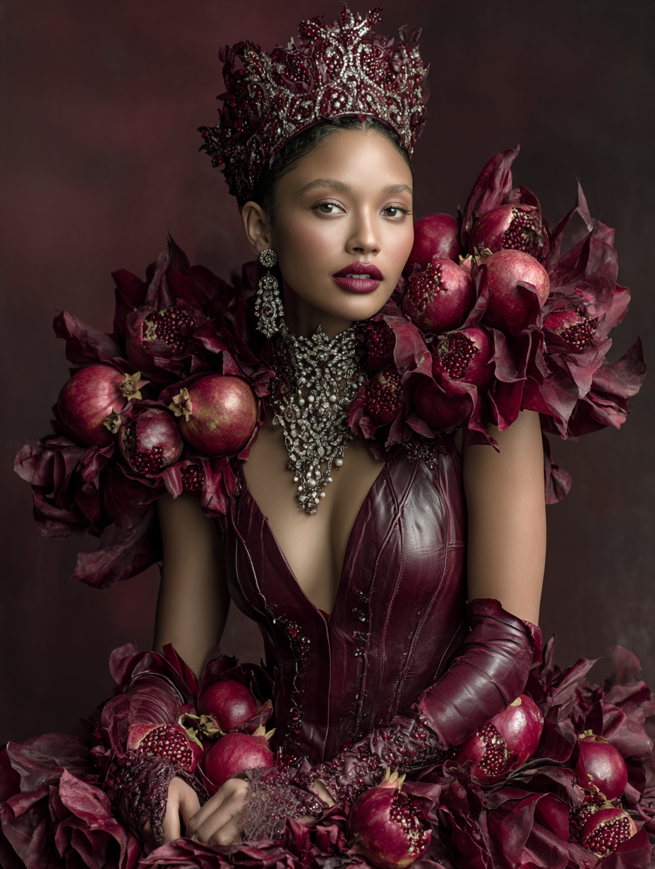Fruit & Vegetables inspired Couture — 60 MidJourney Prompts