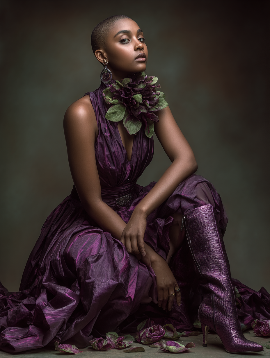 Fruit & Vegetables inspired Couture — 60 MidJourney Prompts