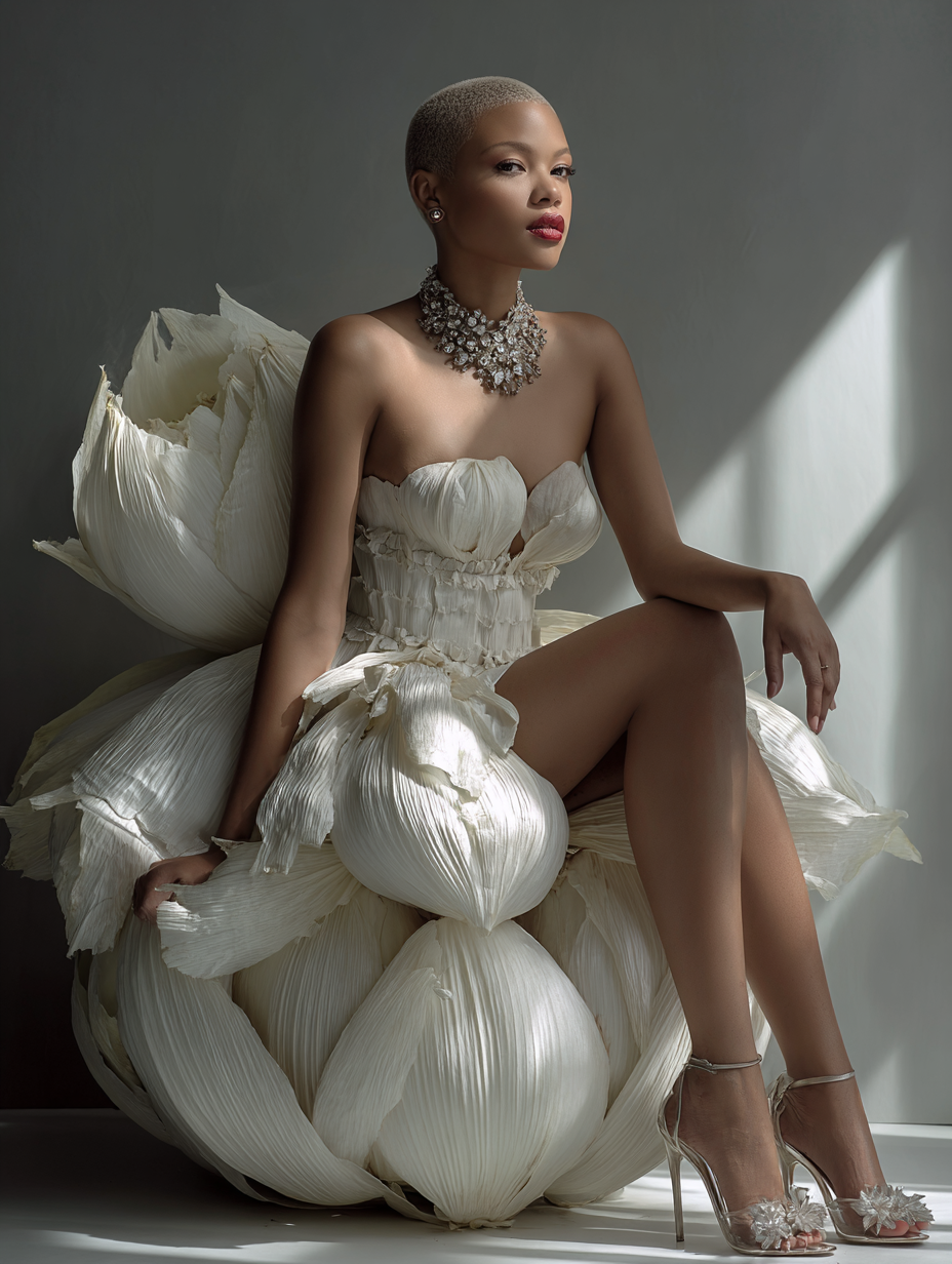Fruit & Vegetables inspired Couture — 60 MidJourney Prompts