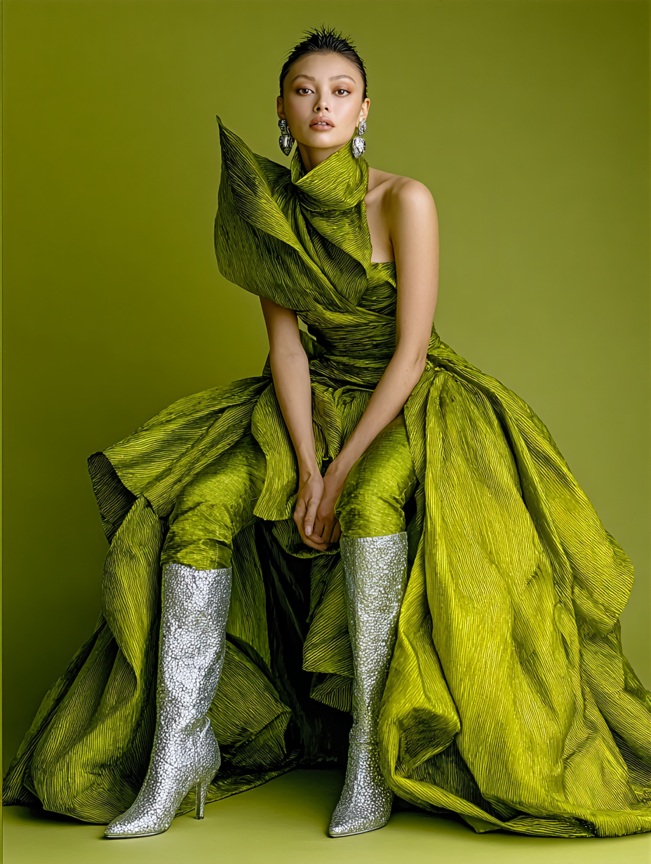 Fruit & Vegetables inspired Couture — 60 MidJourney Prompts