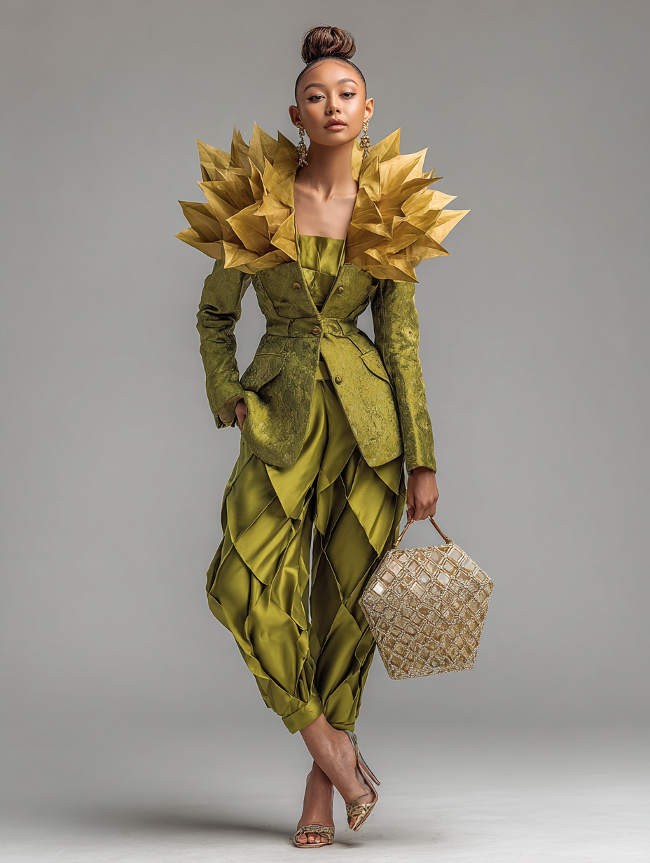 Fruit & Vegetables inspired Couture — 60 MidJourney Prompts