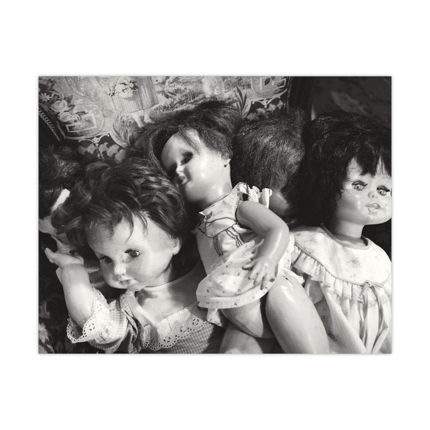 French antique shop detail old dolls photograph fine art wall art photo