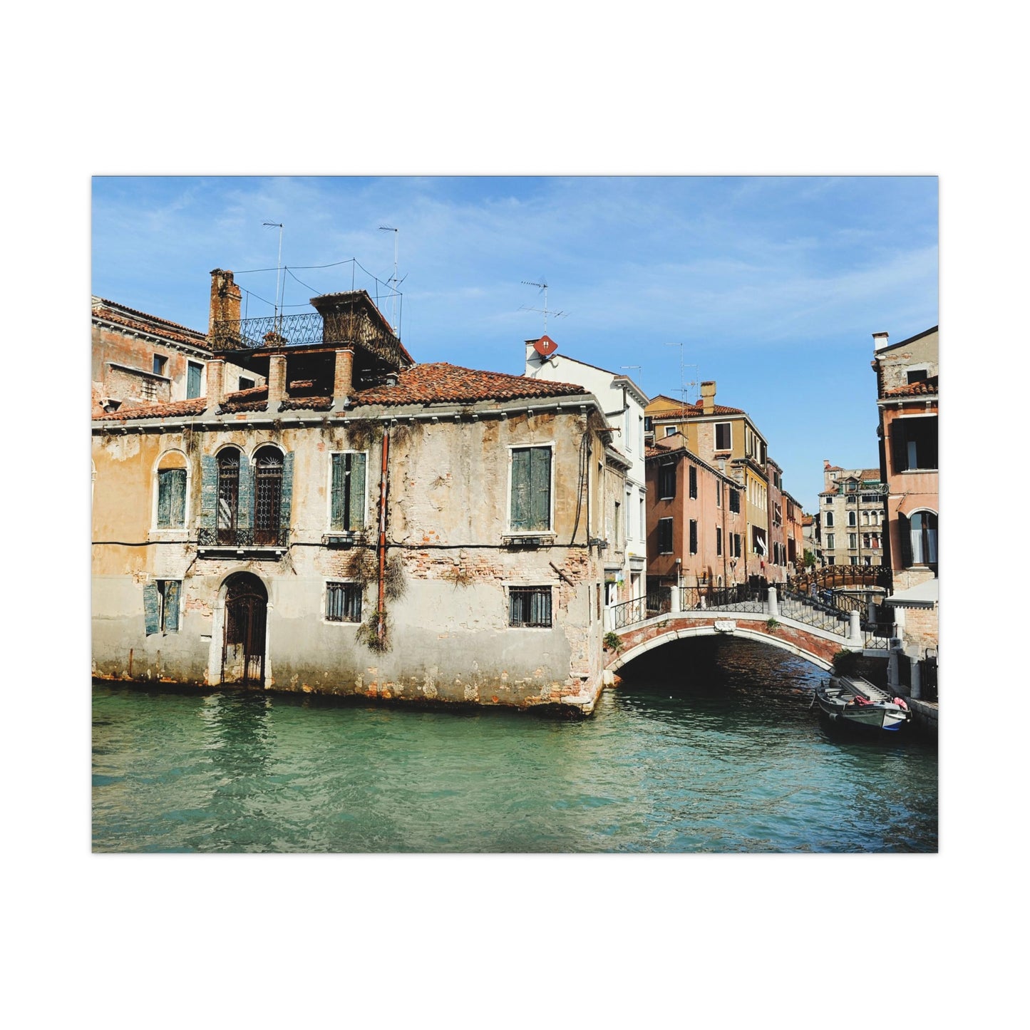 Old house in Venice Italy photograph fine art poster wall art photo