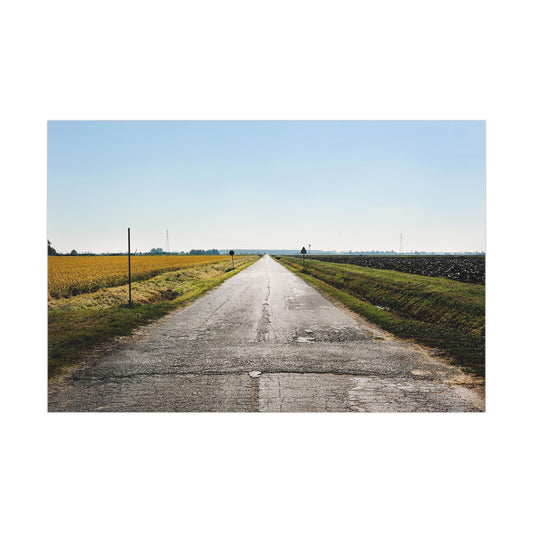 Italian road lanscape photograph fine art poster wall art photo