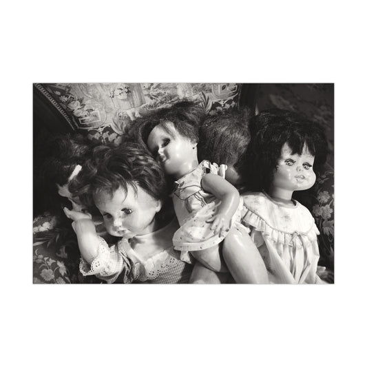 French antique shop detail old dolls photograph fine art wall art photo