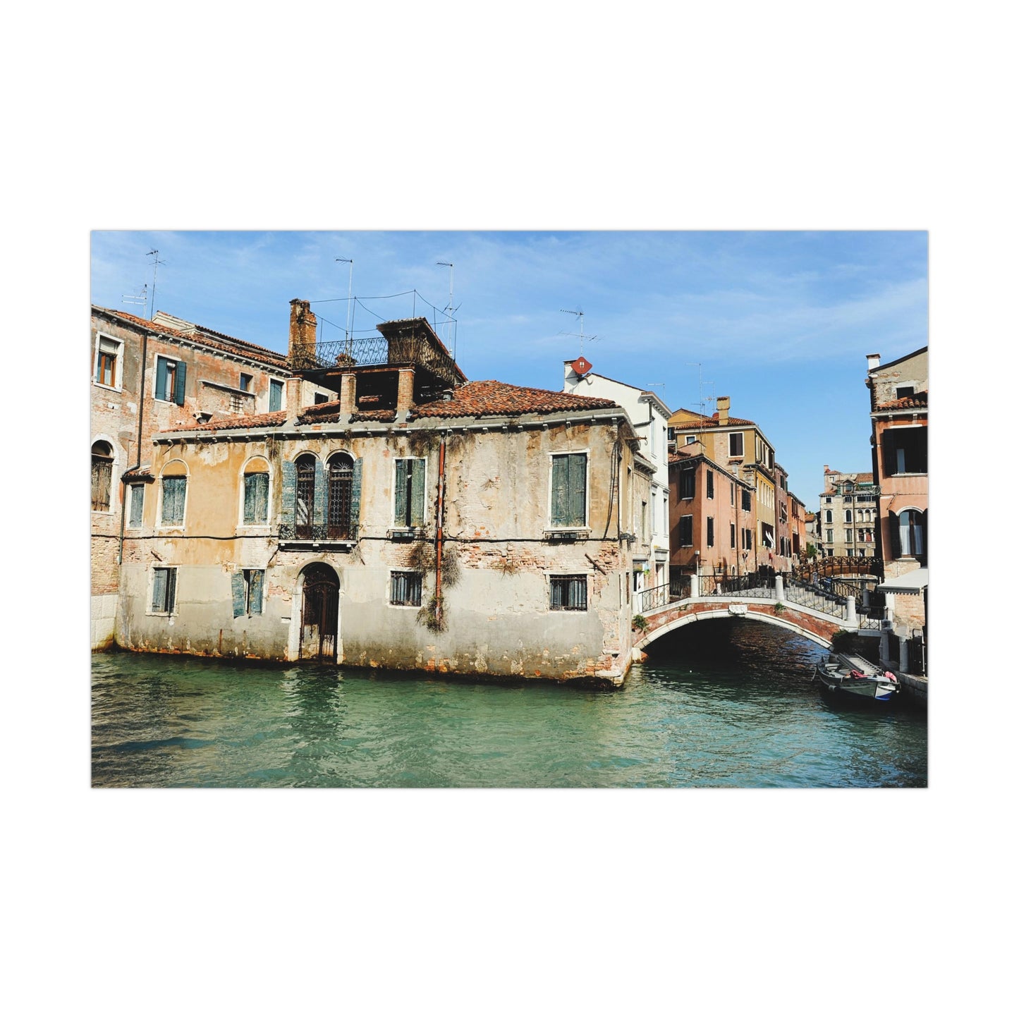 Old house in Venice Italy photograph fine art poster wall art photo