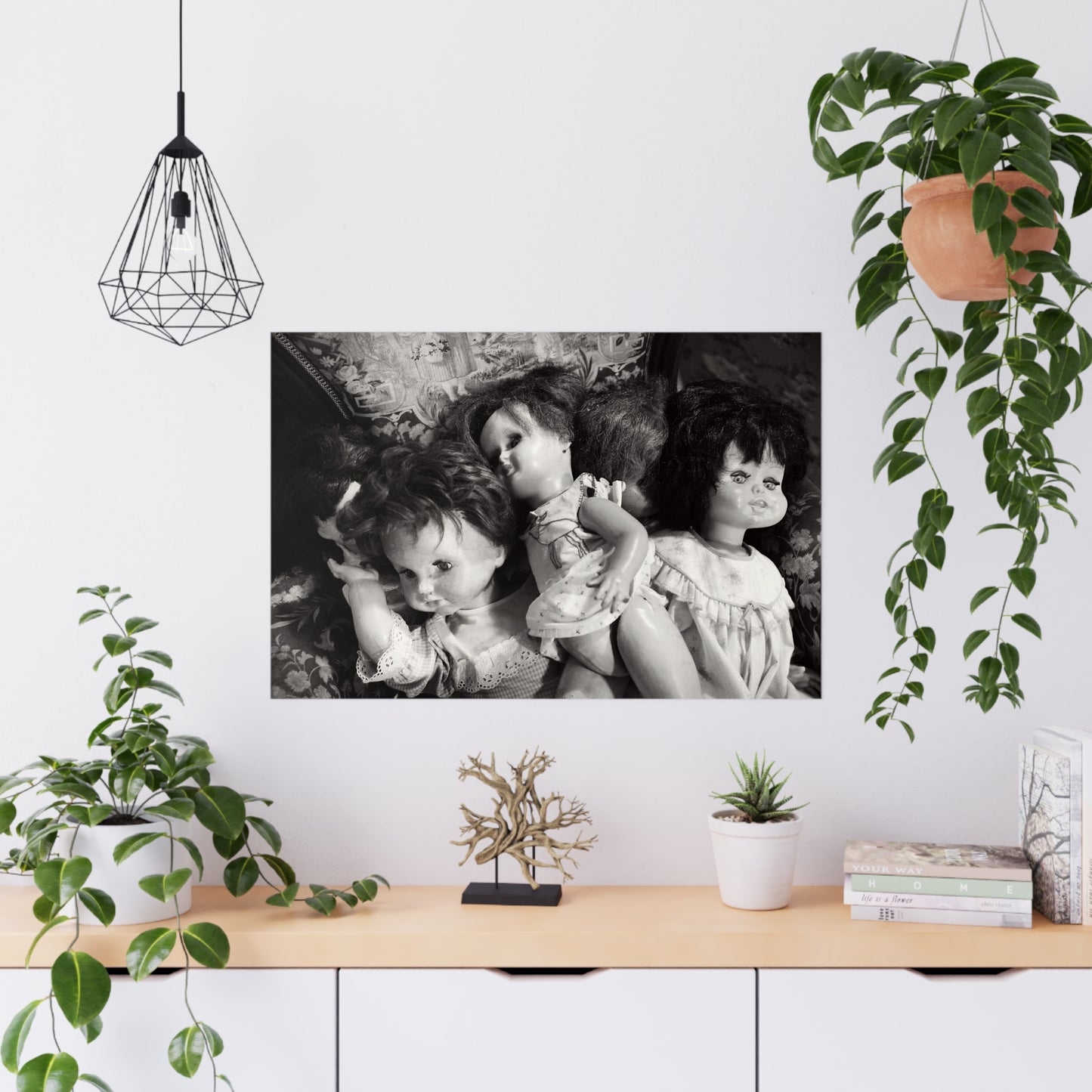 French antique shop detail old dolls photograph fine art wall art photo