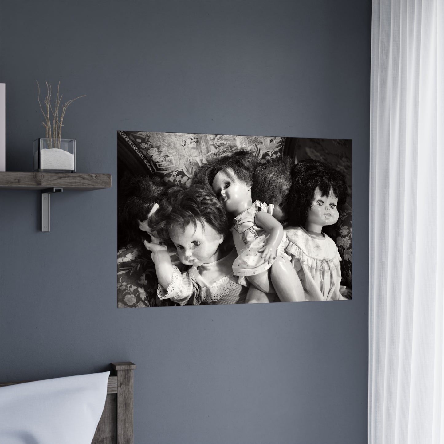 French antique shop detail old dolls photograph fine art wall art photo