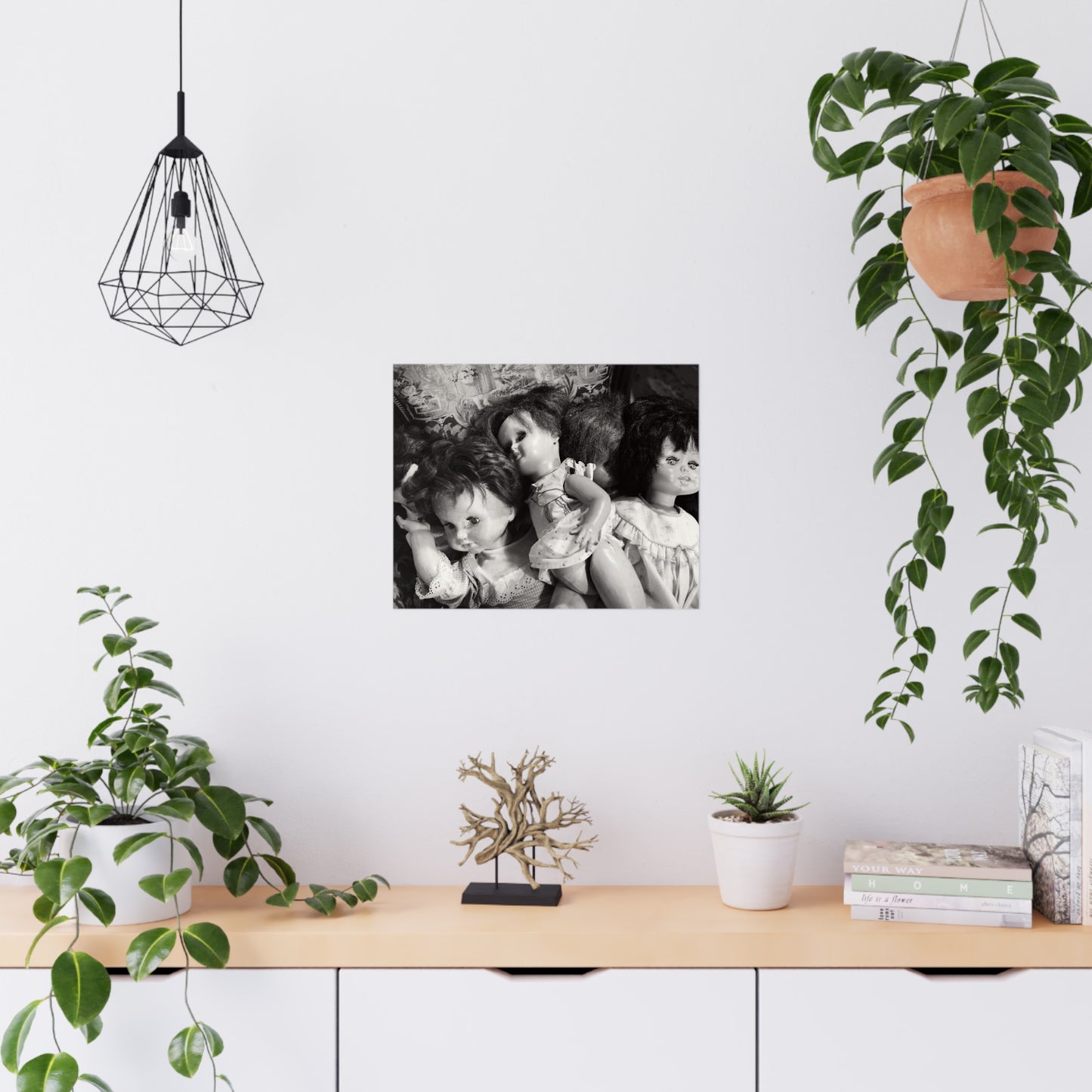 French antique shop detail old dolls photograph fine art wall art photo