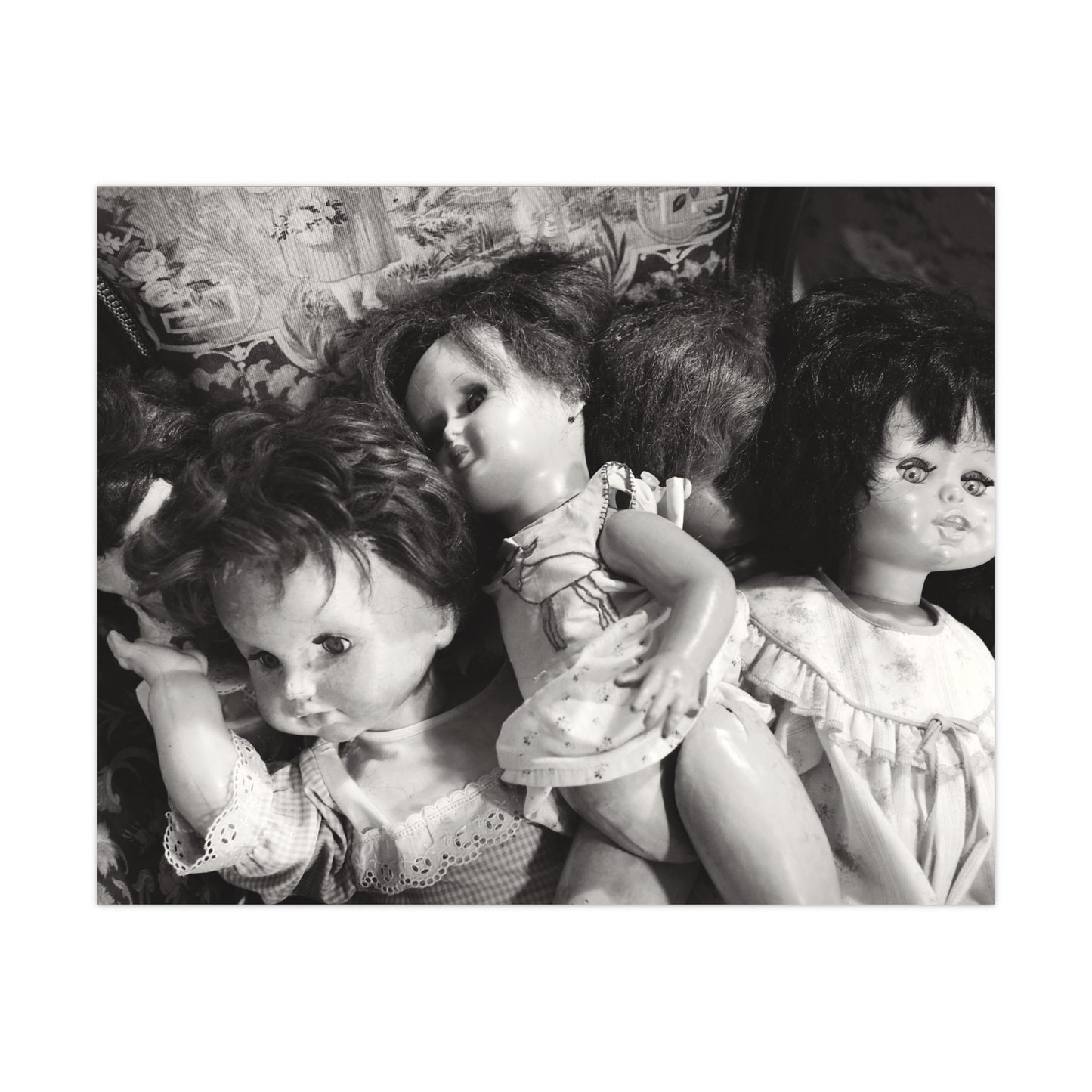 French antique shop detail old dolls photograph fine art wall art photo