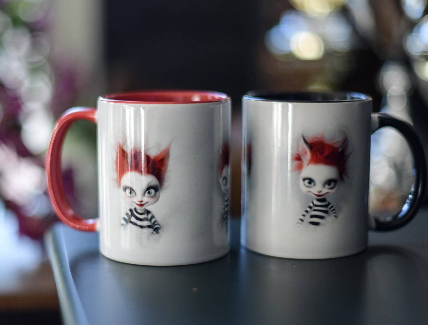 Little devils Mug Ceramic Red