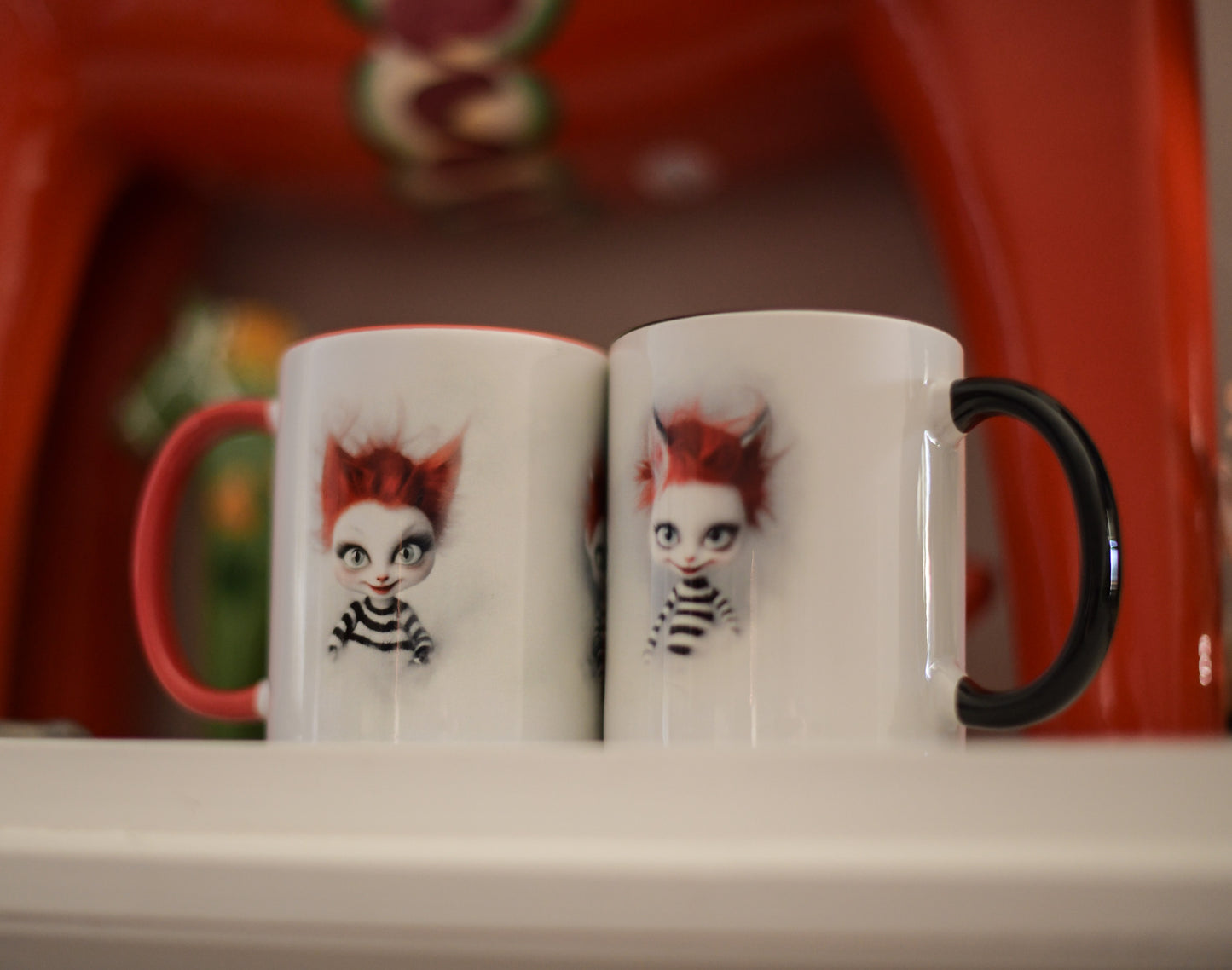 Little devils Mug Ceramic Red