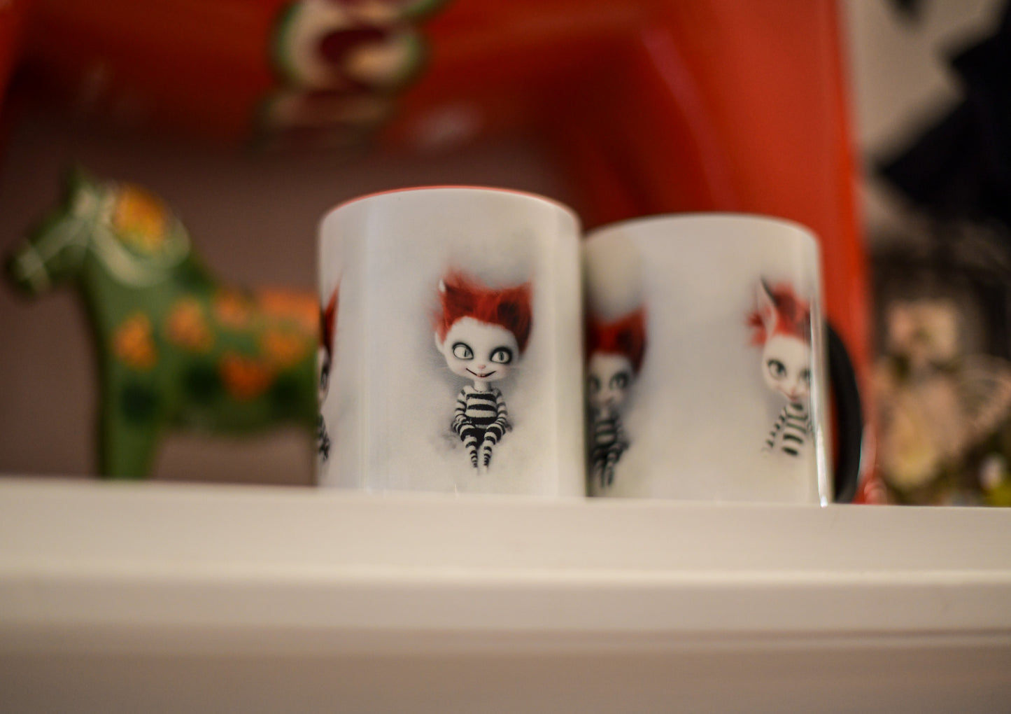 Little devils Mug Ceramic Red