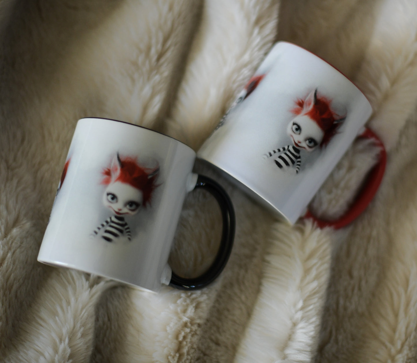 Little devils Mug Ceramic Red