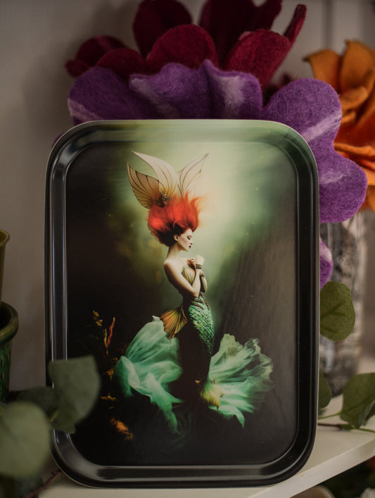 Mermaid tray 20x27cm
