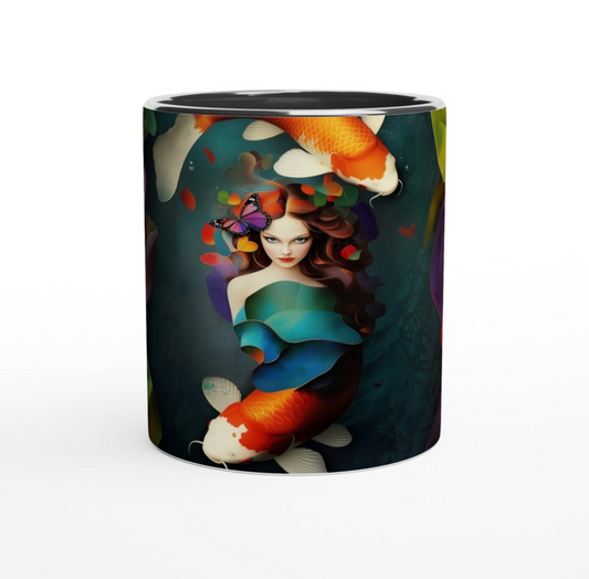 Coy fish art Mug