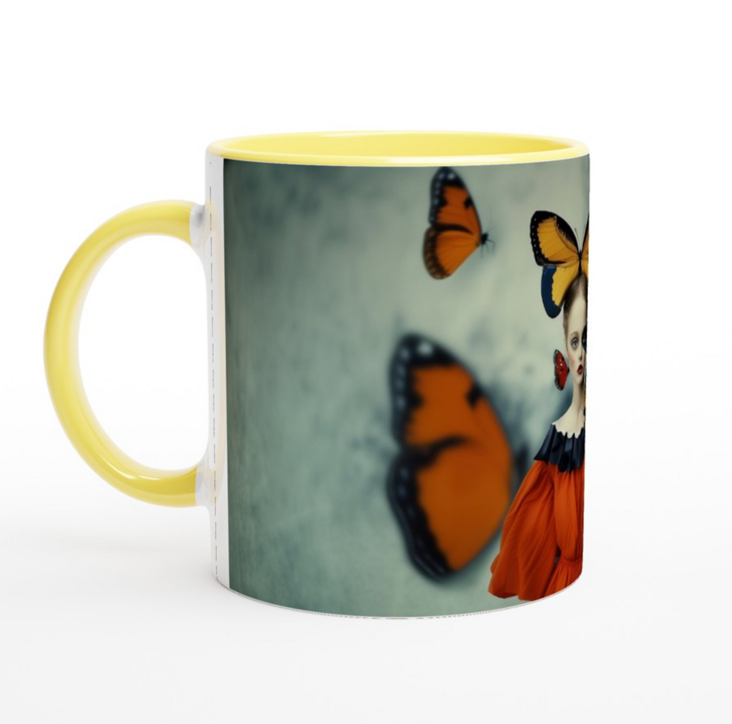 Red butterflies Mug