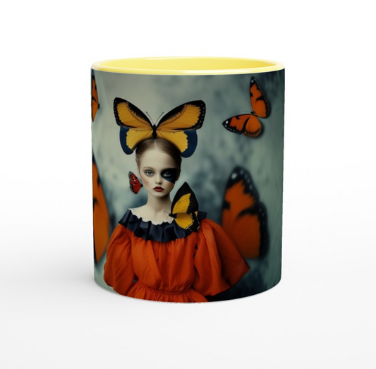 Red butterflies Mug