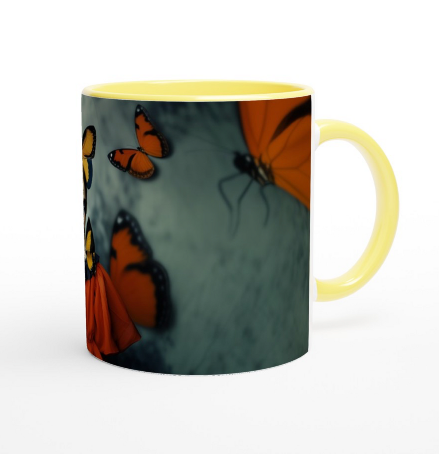 Red butterflies Mug