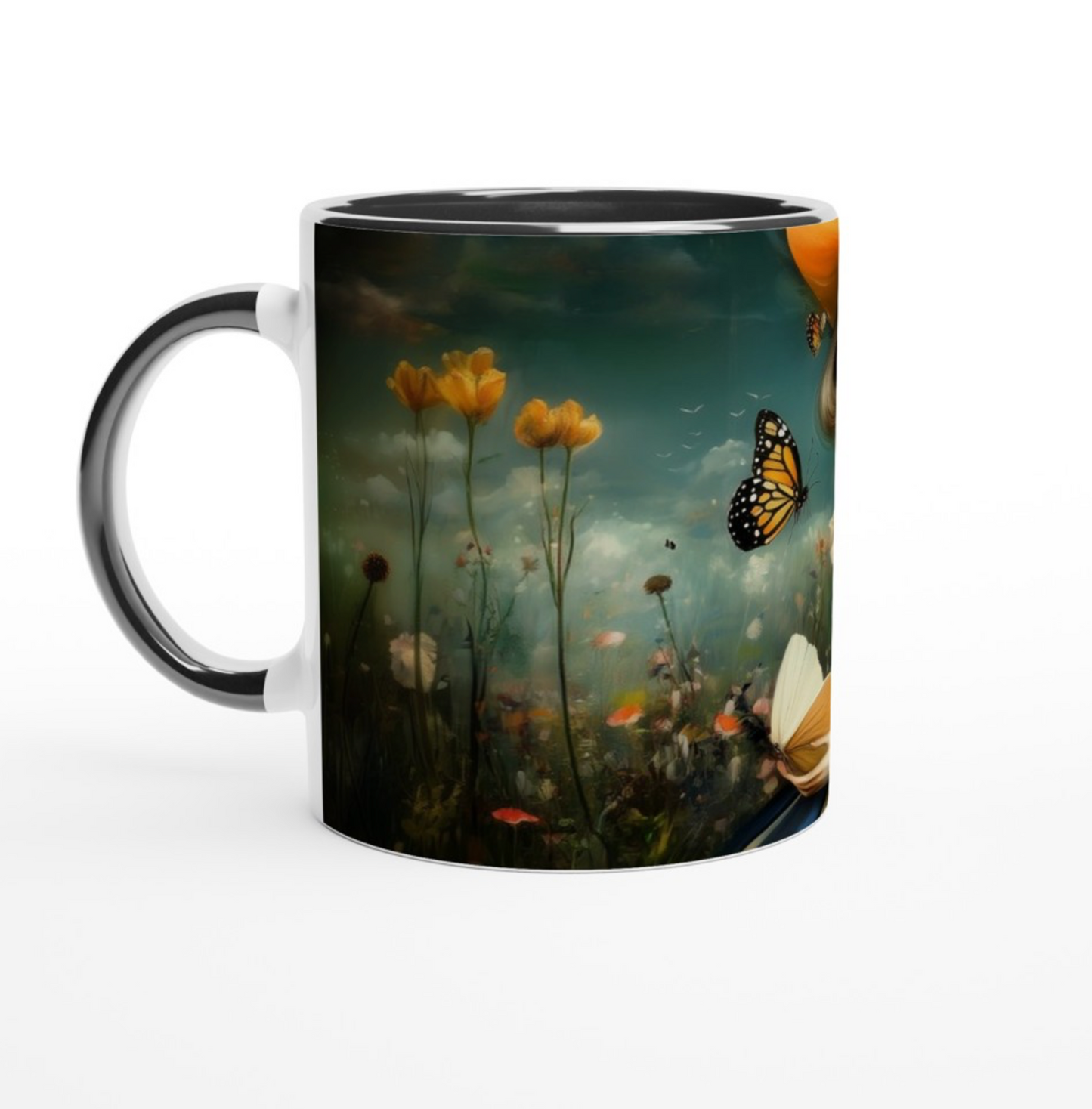 Butterfly book Mug