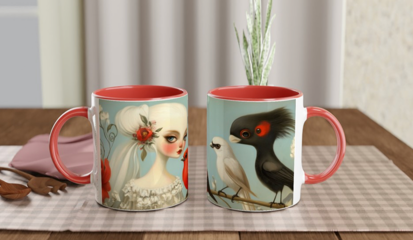 Bird and beauty Mug