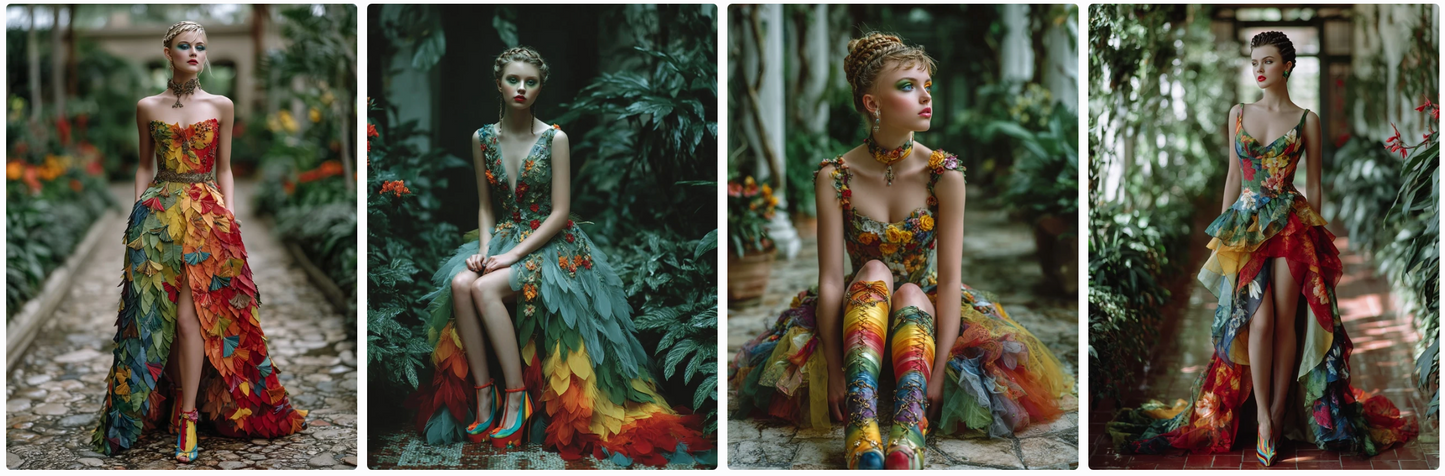 60 Haute Couture Pet-Inspired - Fashion Editorial Prompts