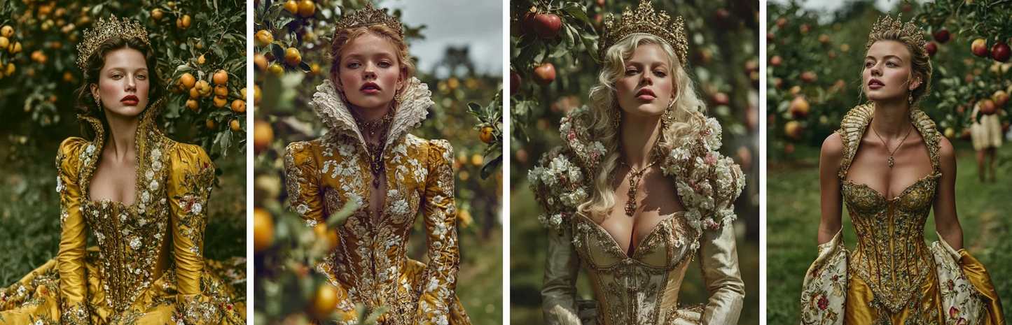 Garden of forbidden fruits and herbs- 60 haute couture prompts