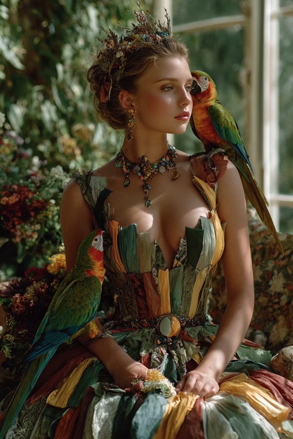Couture Animals & Models – Cities, Gardens & Underwater- 60 prompts+ 60 free bonus prompts