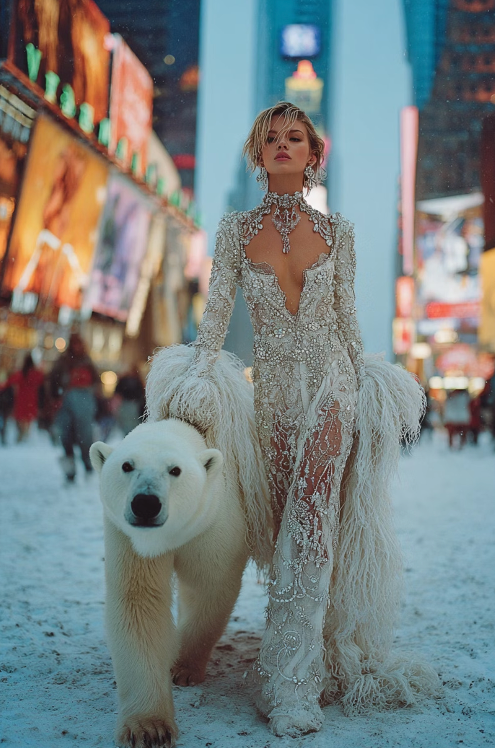 Couture Animals & Models – Cities, Gardens & Underwater- 60 prompts+ 60 free bonus prompts